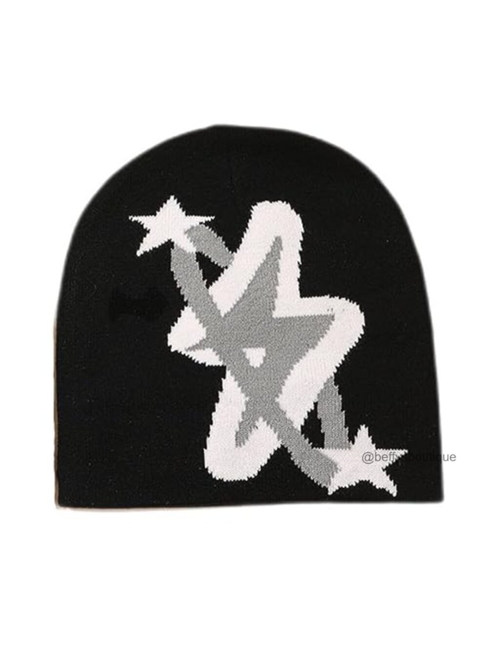Punk Lightning Beanie Skullies Knitted Hip Hop Gothic Slouchy Skull Cap